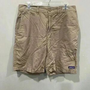 Patagonia All Wear Hemp Shorts Men's 32 Khaki Lightweight Organic Cotton